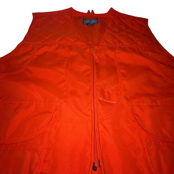 Master Sportsman Rugged Outdoor Gear Hinting Vest Neon Orange Size 2Xl Zippers - Picture 4 of 6